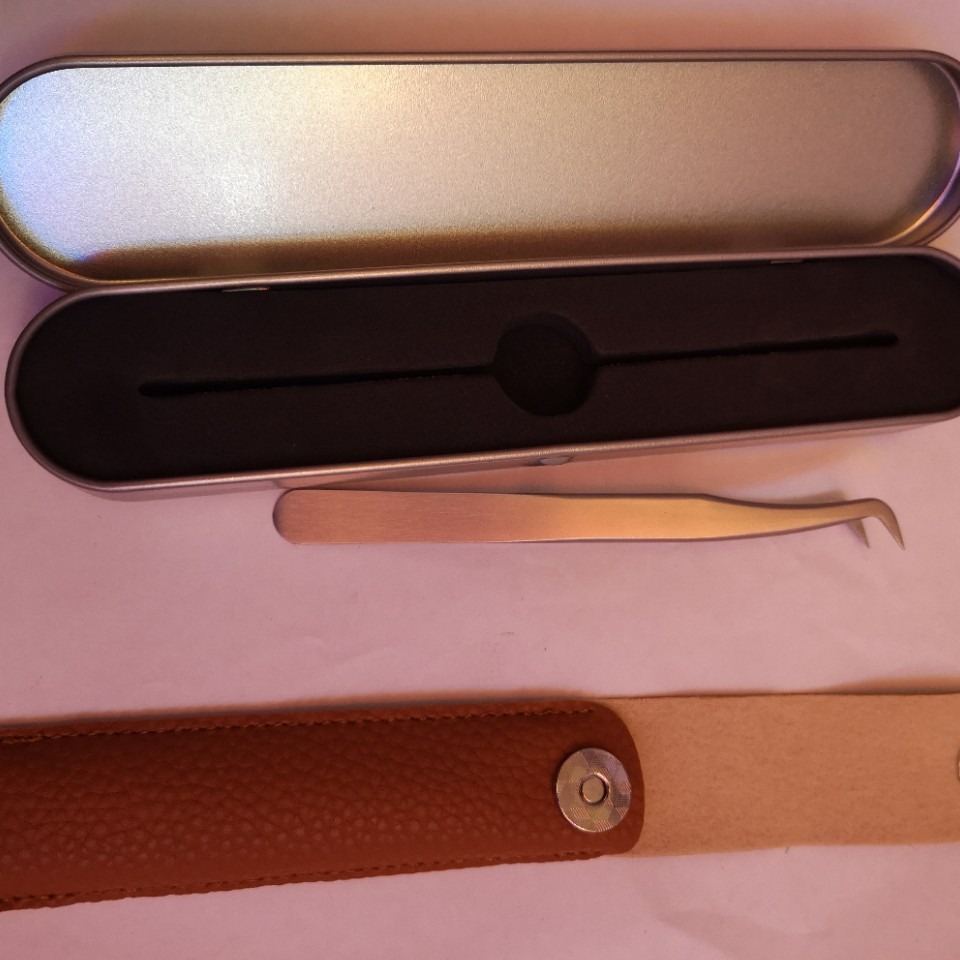 厂家直销 不锈钢美容开花镊子 新款假睫毛专用夹