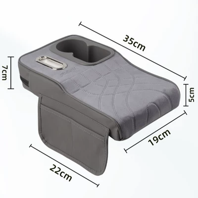 Armrest box pad: Multifunctional Cup Holder, Tissue Box