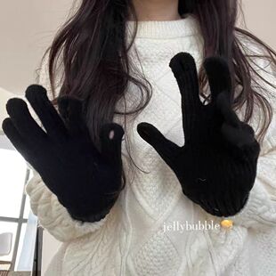 Keep warm knitted windproof gloves for adults for men and women