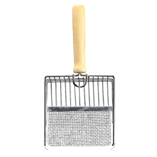 Metal cat litter scoop large size small holes cat litter scoop toilet brush 6th generation cat litter cat poop scoop non-stainless steel cleaning supplies