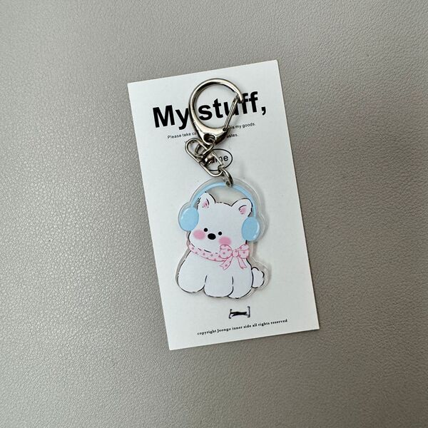 Cute Cartoon Cat Keychain Kt Cartoon Star Acrylic Pendant Student Gift Accessory