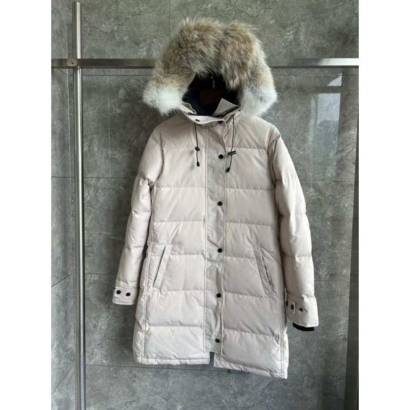 Winter Big Goose down Jacket 3802L High-End Jacket Women's 15 Mid-Length Parka Canadian Same Style
