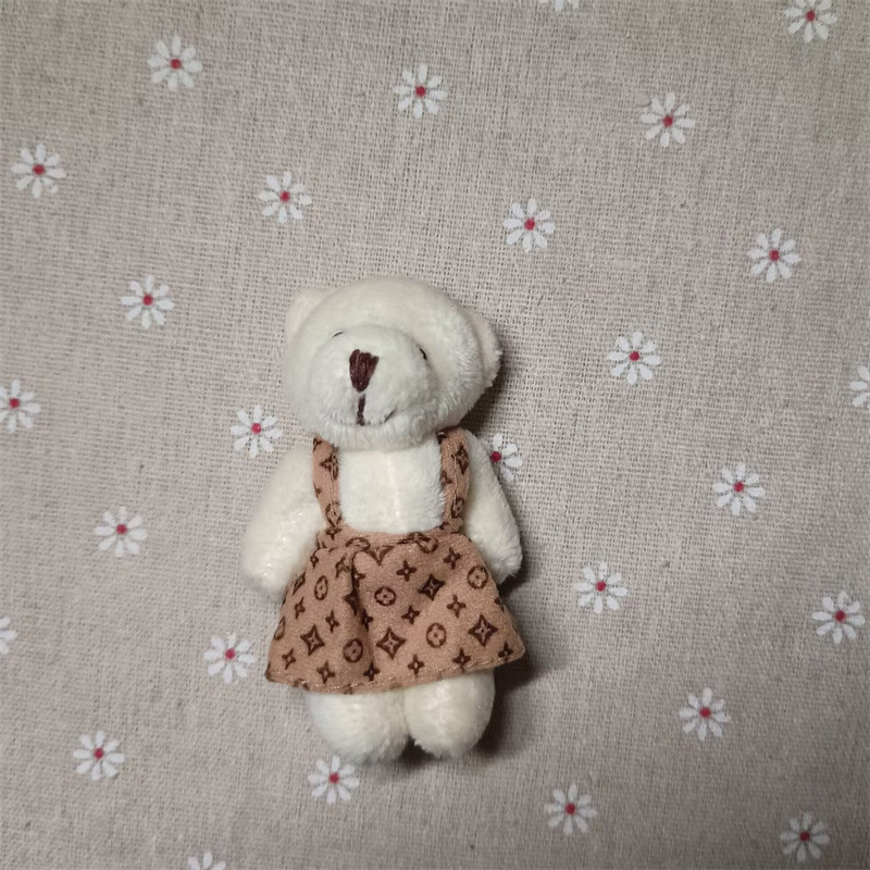 6cm 곰에 적합하며 다크 브라운 스커트 만 판매 (곰 판매 없음)