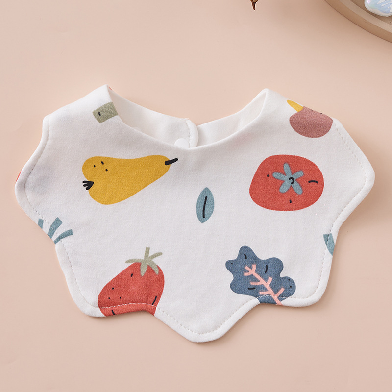 빨간 토마토 [큰 꽃잎 턱받이]