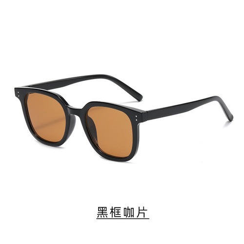  New Sunglasses Sunglasses Stars Same Style Retro Student Frame Glasses Fashion Women Anti-UV Wholesale