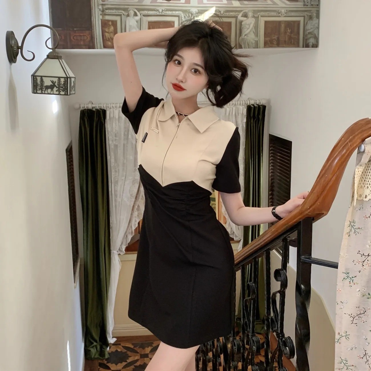 Long design dress