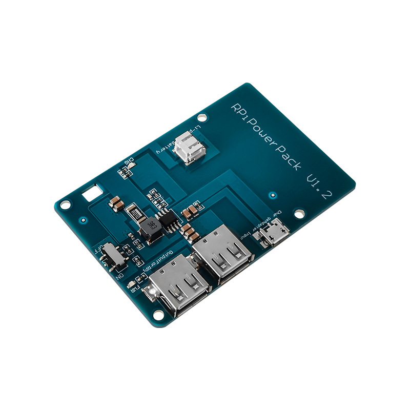 锂电源扩展板 双USB输出 适用Pi3独立外场供电兼容树莓派不带电池