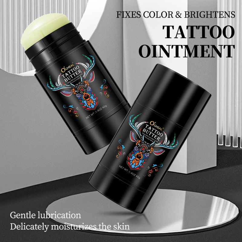 Cross-border English version of OCHEAL tattoo care cream: moisturizing, nourishing, enhances color, gentle, and repairs tattoos and permanent makeup