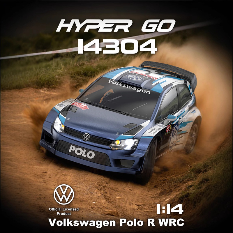 Hyper Go14304Mjx Brushless Gyroscope Drift Rally Officially Licensed Volkswagen Rc Remote Control Model High-Speed Car