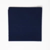 Dark blue, with embroidery