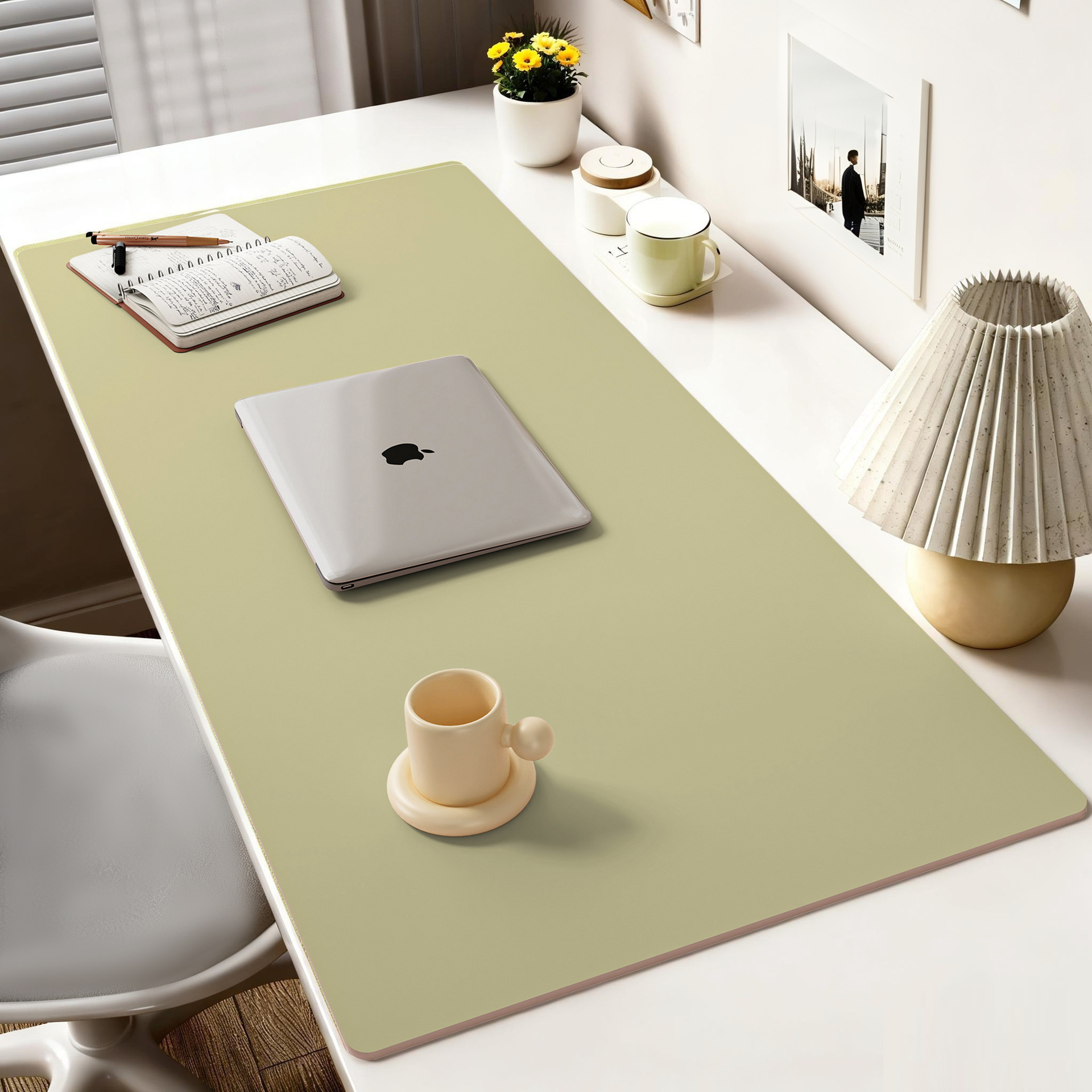 Table Mat Waterproof and Oil-proof Leather Table Mat Light Luxury High-end Dining Table Mat Student Desk Mat PVC Anti-scalding Tablecloth