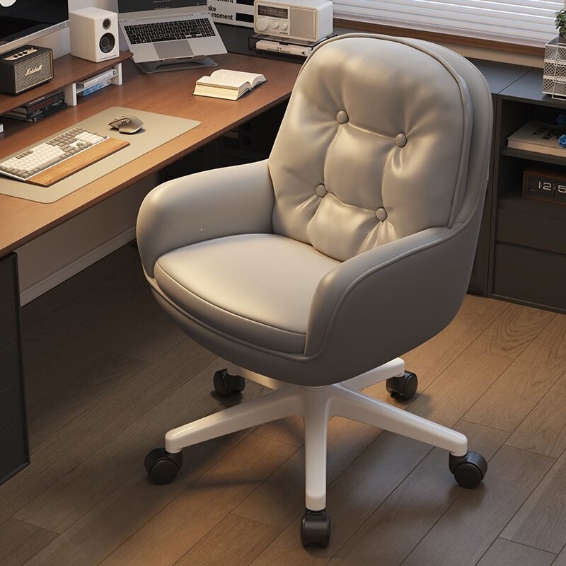 Computer Chair with Backrest, Office Sofa Chair, Dormitory Student Chair, Desk Chair for Long Sitting Without Fatigue, Home Bedroom Adjustable Swivel Chair Computer Chair with Backrest, Office Sofa Chair, Dormitory Student Chair, Desk Chair for Long Sitting Without Fatigue, Home Bedroom Adjustable Swivel Chair