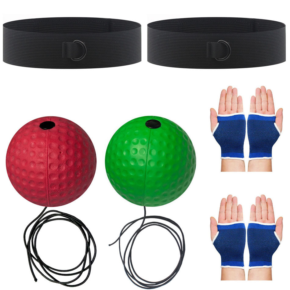 Bola de reacción de boxeo montada en la cabeza Descompresión Bola de fuga Bola de velocidad mágica Entrenamiento para adultos y niños Fitness Entretenimiento Inicio