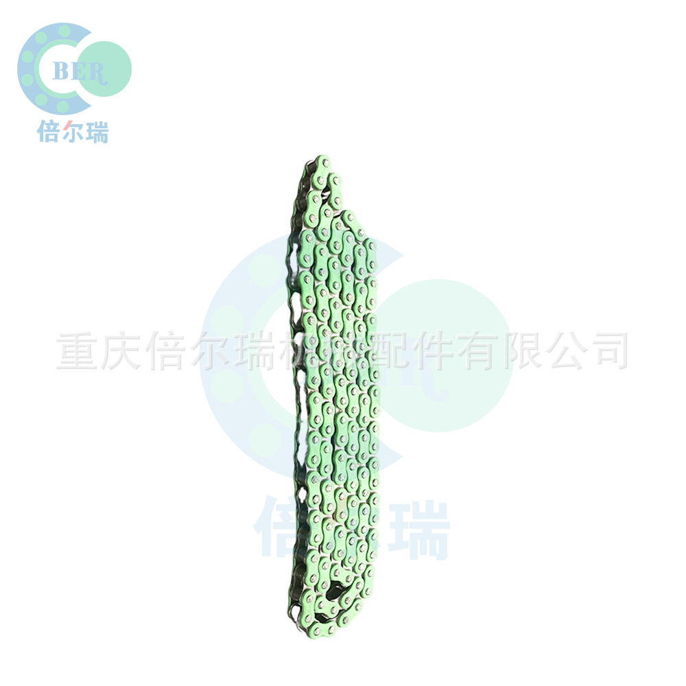 Motocicleta modificada cadena verde 428H 132L sistema de transmisión de la motocicleta