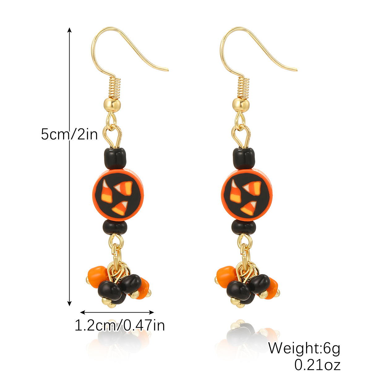 set di orecchini di Halloween più venduti orecchini con teschio di pipistrello e zucca orecchini di Halloween più popolari_voghion.com