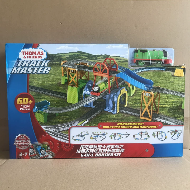 Моторизованный поезд (Thomas & Friends) GBN45, игровая дорога с краном и платформой для высадки