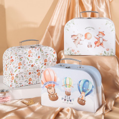 Children's DIY Hand-painted Tote Box Gift Box Kindergarten Educational Toy Stationery Big Gift Box Empty Box