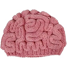 W 35348 Dopamine Brain Hat Pink Knitted ��ɫ�Ի�ñ �羳����