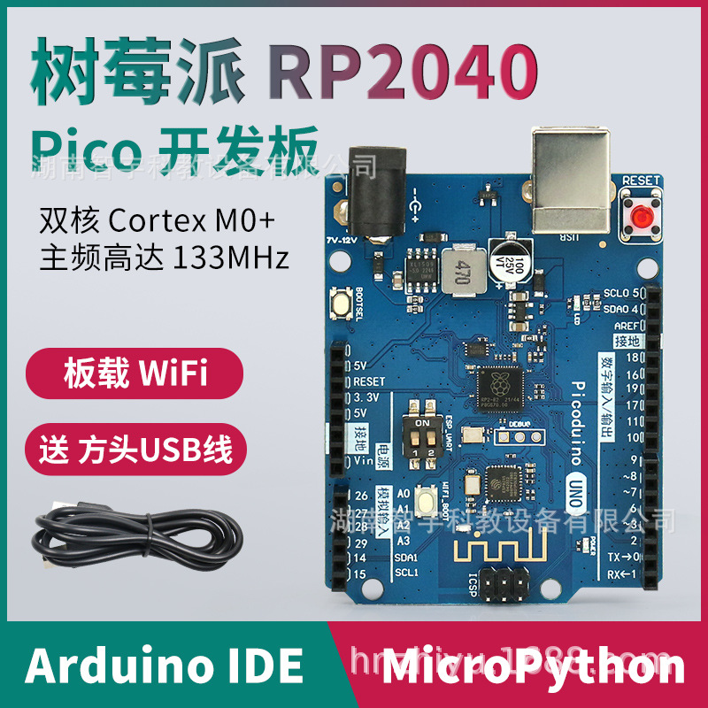 RP2040 Pico开发板 树莓派RP2040芯片 MicroPython 物联网开发