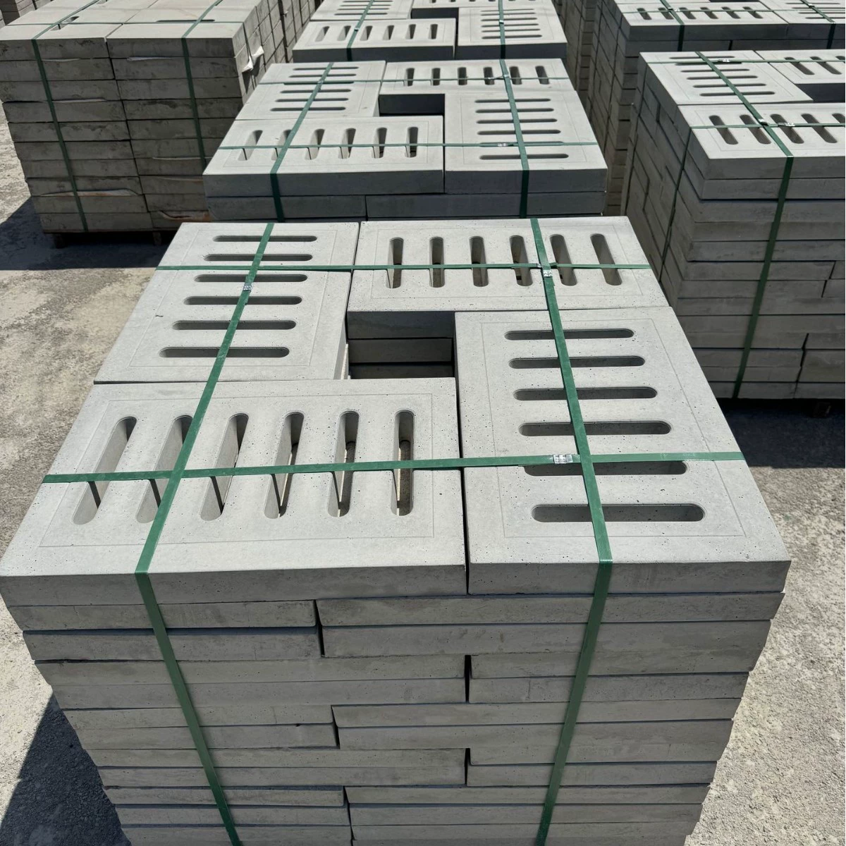 Цементное покрытие решетка канализационная траншея дренажная Канава крышка неорганическая композитная решетка железобетон