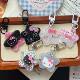 Sweet cool y2k girl heart pink five-pointed star KT cat keychain ins all-match schoolbag pendant couple gift wholesale