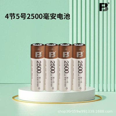 Fengbiao Nimh Rechargeable Battery No. 5 2500Mah 1.2V Flash Light Ccd Camera No. 7 Aaa High-Speed Charging (Hibrid akkumulyator batareyaları) - no-5-2500-ma-battery-4