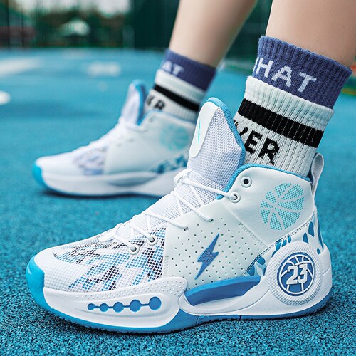 2025 Cross-border Spring and Autumn Basketball Shoes for Men, Non-slip, Wear-resistant, Practical Running Sports Shoes with Mesh Surface, Breathable Quality Basketball Shoes