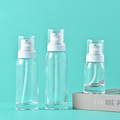 跨境40ml-120ml白天鹅粉底液瓶加厚分装BB隔离霜玻璃瓶透明乳液瓶