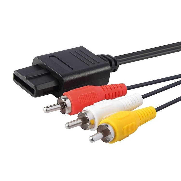 Factory In-Stock N64 Av Cable Ngc Snesg Multi-Purpose Av Cable Video Audio Cable 1.8m Factory In-Stock N64 Av Cable Ngc Snesg Multi-Purpose Av Cable Video Audio Cable 1.8m