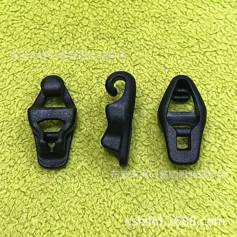 Manufacturer's New Plastic Small Hook, Plastic Tent Hook, Elastic Rope Adjustment Buckle, Lanyard Accessories Opening Buckle