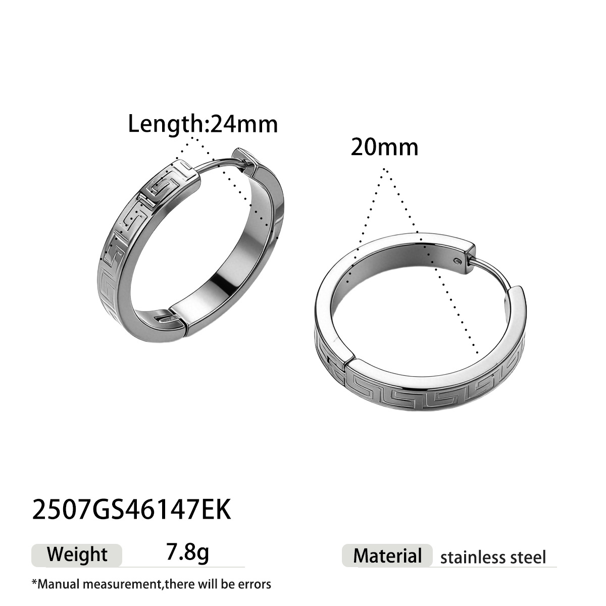 TENA Europa y América pendientes de acero inoxidable vacaciones nicho de diseño de textura de acero de titanio ligero lujo de alta calidad joyas para los oídos