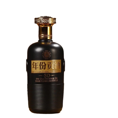 Gujing Baijiu Manufacturer Bulk Wholesale Year-old Tribute Wine 30 High-end Boxed Pure Grain 52% ABV 500ml Aromatic Type