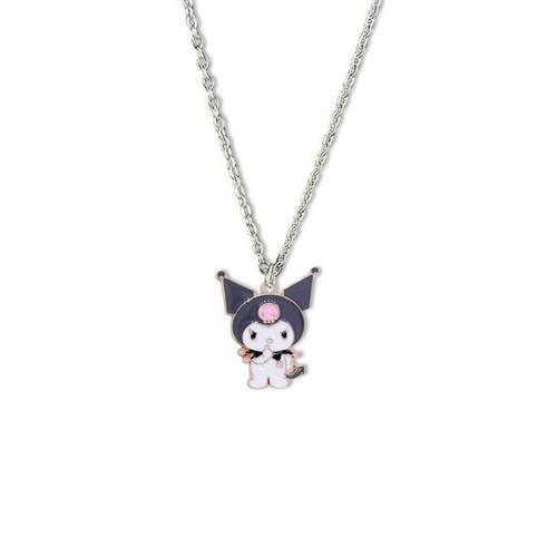 Cartoon Dog Necklace Klomi Japanese Cute Fresh Style Versatile Gift for Girlfriend Alloy Necklace