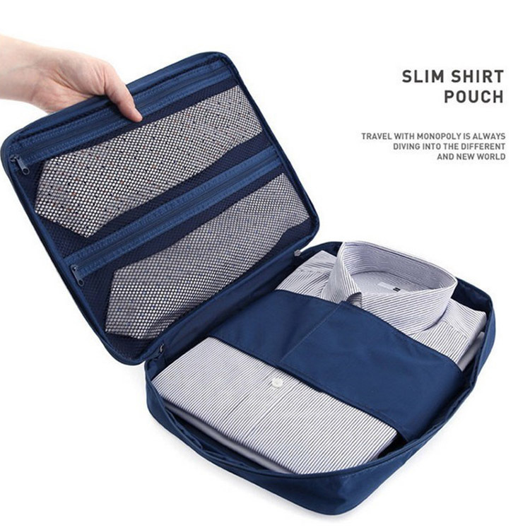 Korean-style Men's Multi-functional Clothes Finishing Storage Bag Shirt T-shirt Wrinkle-resistant Waterproof Portable Shirt Bag
