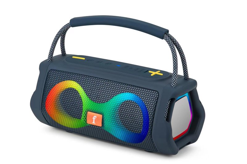 外国貿易 ET-313 オーディオ屋外スピーカーポータブル大音量ハイパワー RGB カラフルなライトサブウーファー|undefined