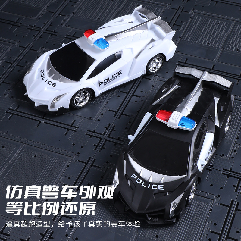 children Electric remote control toys luminescence wireless remote control racing outdoors remote control Police car Model gift wholesale