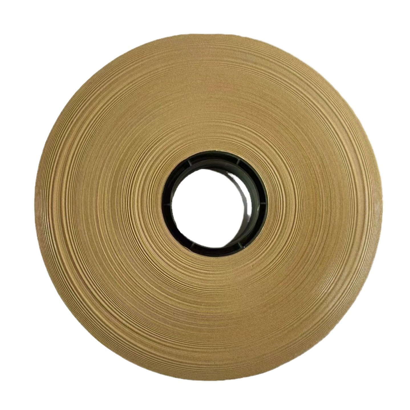 厂家直销束带机用3cm宽黄色圆盘高温热熔牛皮捆扎纸带