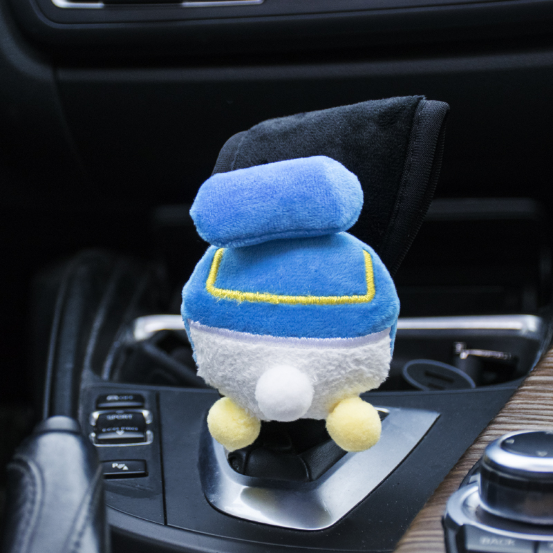 12#기어 커버 - 블루 오리 엉덩이 - 피부 친화적인 플러시 천 - 블랙