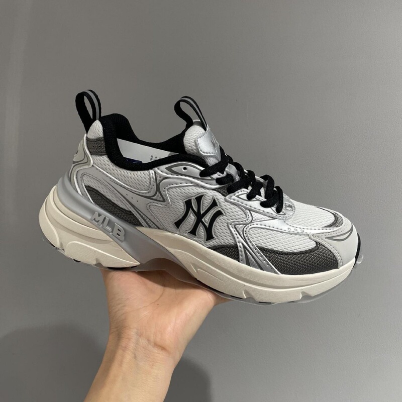Putian Mlb Cyber Dad Shoes Unisex Couple Casual Shoes Thick-Soled Height-Increasing Retro Ny Sports Shoes
