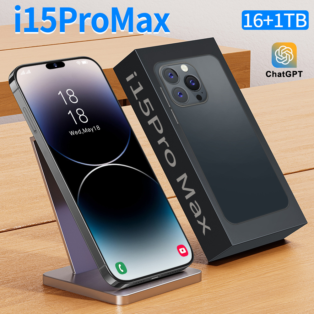 New cross-border mobile phone i15 Pro MAX Lingdong Island 6.7-inch large screen for foreign trade 4G smart Android phone wholesale