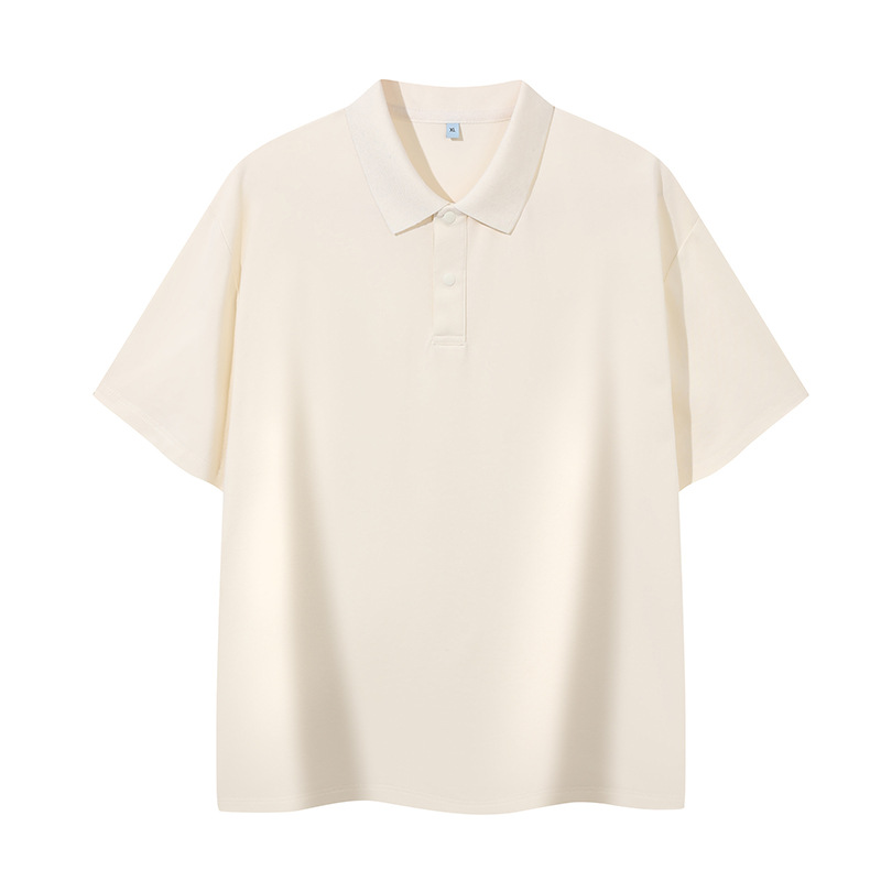 7A antibacteriano cuatro cierre Solona marca de moda con solapa de manga corta polo ropa de trabajo camisa cultural ropa personalizada