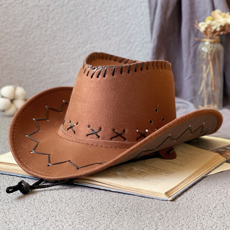 Cappello da cowboy donna a tesa larga per protezione sole_voghion.com