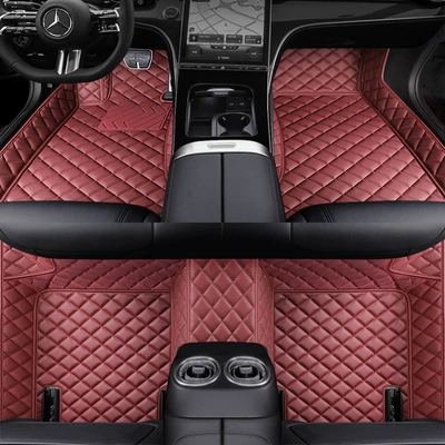 Ayaqaltılar (Kovriklər) Gla20 Glb220 Glc300L Class - bordeaux-red-single-layer-floor-mats