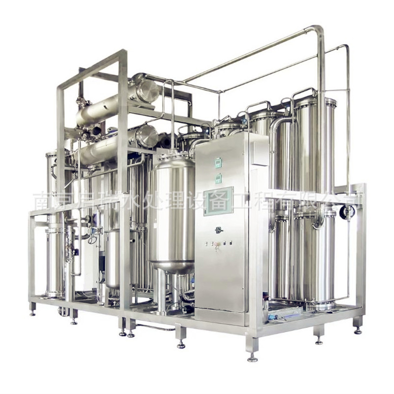 启瑞水处理 大型工业多效蒸馏水机 蒸馏水 100-8000L/H产水制水量