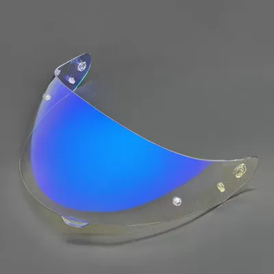 Dəbilqə (Kaska) aksesuarları visor HJ-38 electroplated multi-color day - aurora-blue