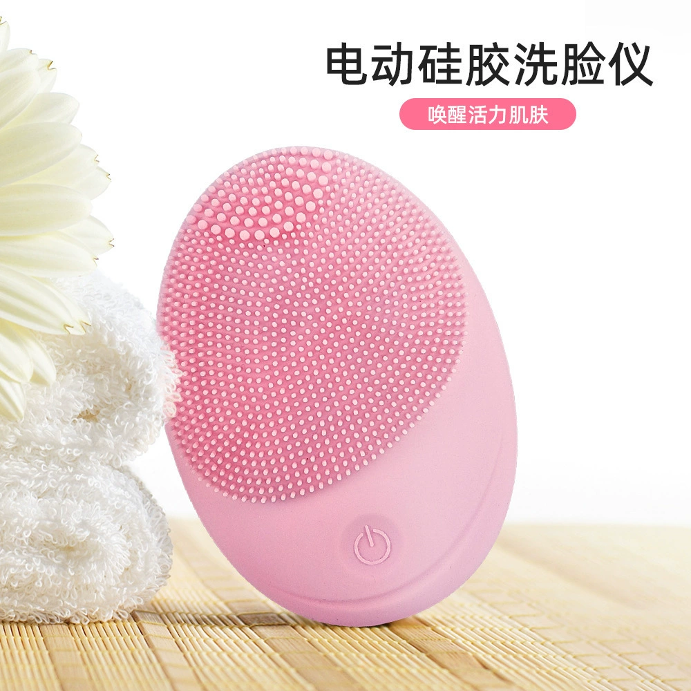 Cosmetic cleansing milk, silicone soft massager for face washing