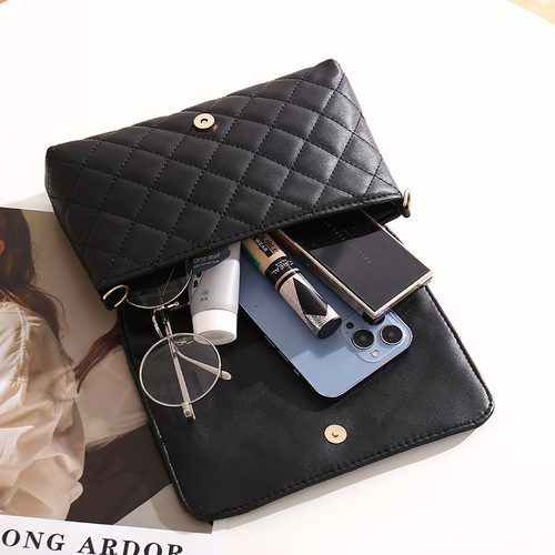 Bag wholesale simple chain bag women handbag diamond shoulder bag embroidered bag fashionable women's bag