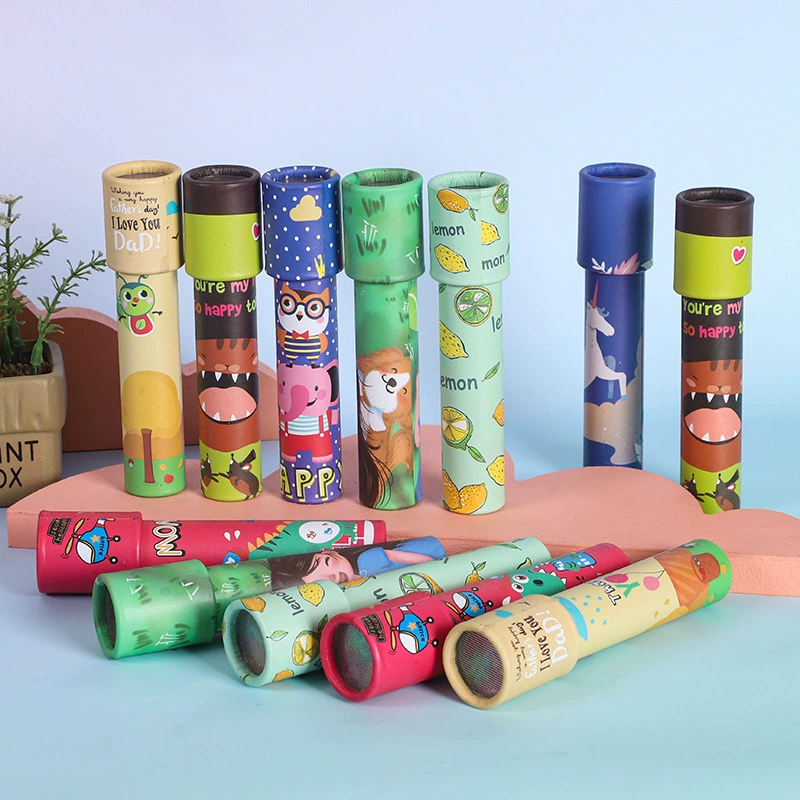 Детский калейдоскоп для девочек Наука ручной эксперимент набор игрушка для школьников детский сад мальчик головоломка телескоп