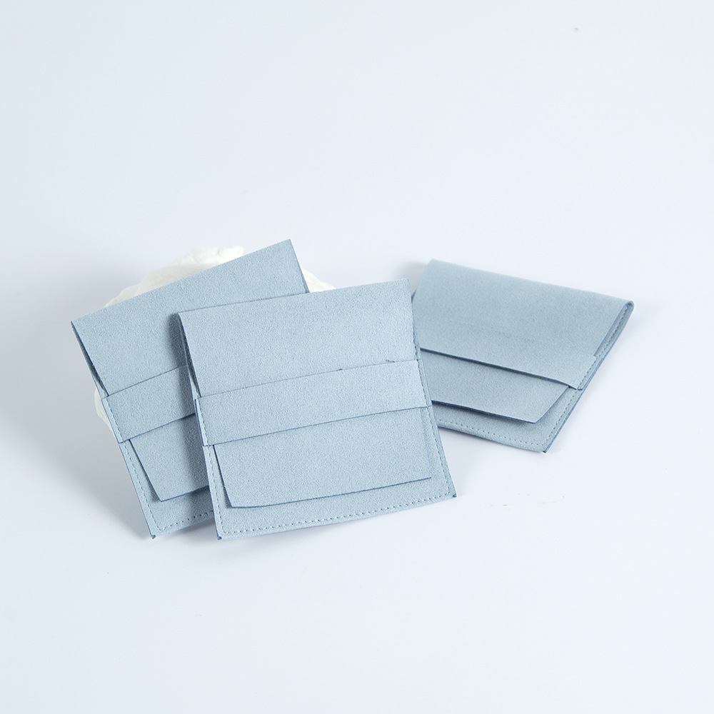 7g Weight Gift Wrapping Supplies Event & Party Supplies Jewelry Packaging Bags Classification 1 Piece Quantity Holiday, Daily Occasion Solid Color Pattern Simple Style Style Factory Direct Supply Ornament Suede Microfibre Cloth Bag Flannel Bag Flip Bead Jewelry Bag Card Bag Wholesale 1
