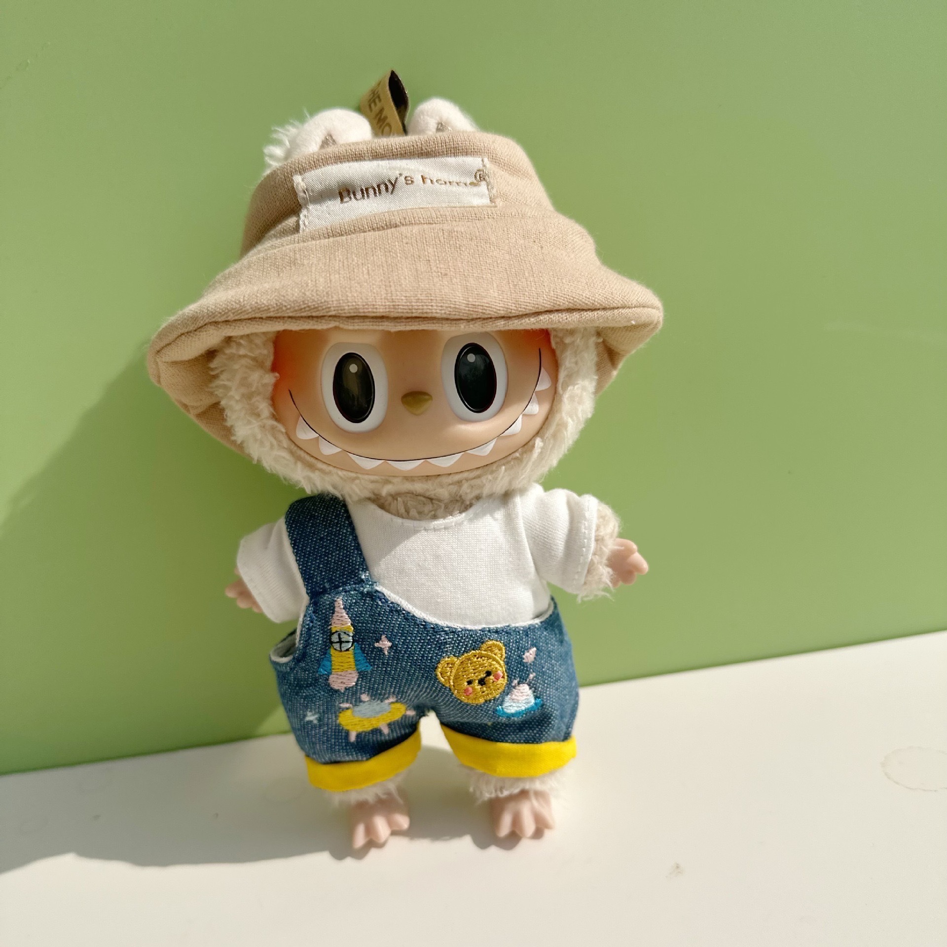 자수 데님 고급 3 피스 세트